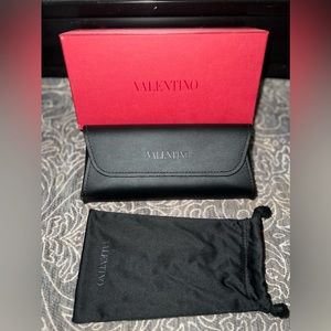 Valentino sunglasses case & duster-bag